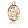 14kt Yellow Gold 1/2in St Isidore of Seville Charm