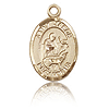 14kt Yellow Gold 1/2in St Jason Charm