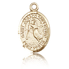 14kt Yellow Gold 1/2in St Joseph of Cupertino Charm