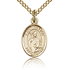 Gold Filled 1/2in St Kilian Charm & 18in Chain