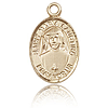 14kt Yellow Gold 1/2in St Maria Faustina Charm