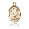 14kt Yellow Gold 1/2in St Mary Magdalene Charm