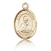 14kt Yellow Gold 1/2in St Timothy Charm