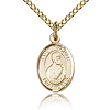 Gold Filled 1/2in St Thomas the Apostle Charm & 18in Chain