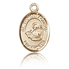 14kt Yellow Gold 1/2in St Thomas Aquinas Charm
