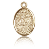 14kt Yellow Gold 1/2in St Cosmas and Damian Charm