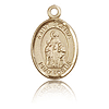 14kt Yellow Gold 1/2in St Sophia Charm