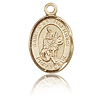 14kt Yellow Gold 1/2in St Martin of Tours Charm