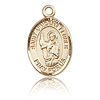 14kt Yellow Gold 1/2in St Vincent Ferrer Charm