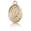 14kt Yellow Gold 1/2in St Therese of Lisieux Charm
