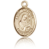 14kt Yellow Gold 1/2in St Gertrude Charm