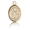14kt Yellow Gold 1/2in St Isaiah Charm