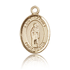 14kt Yellow Gold 1/2in St Samuel Charm