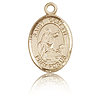 14kt Yellow Gold 1/2in St Colette Medal