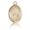 14kt Yellow Gold 1/2in St Susanna Charm