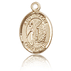 14kt Yellow Gold 1/2in St Fiacre Charm