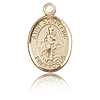 14kt Yellow Gold 1/2in St Cornelius Medal