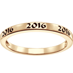 Year Date Stacking Ring
