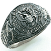 Sterling Silver U.S. Army Eagle Ring