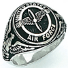 Sterling Silver U.S. Air Force Ring with Antique Finish