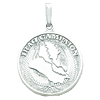 Sterling Silver 7/8in Iraq Campaign Medal