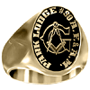 Artisan G Compass Square Masonic Ring