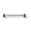 Internally Threaded 12 Gauge Stainless Steel Barbell 3/4in Long