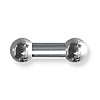 Internally Threaded Large 2 Gauge Stainless Steel Barbell 1/2in Long