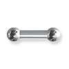 Internally Threaded Large 4 Gauge Stainless Steel Barbell 5/8in Long