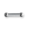 Internally Threaded 6 Gauge Stainless Steel Barbell 5/8in Long