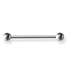 Externally Threaded Stainless Steel 14 Gauge Barbell 1in Long