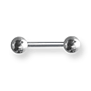 Externally Threaded Stainless Steel 14 Gauge Barbell 3/8in Long