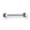 Externally Threaded Stainless Steel 14 Gauge Barbell 5/32in Long