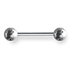 Externally Threaded Stainless Steel 14 Gauge Barbell 5/8in Long