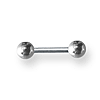 Externally Threaded Stainless Steel 16 Gauge Barbell 5/16in Long