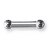 Externally Threaded Stainless Steel 6 Gauge Barbell 5/8in Long