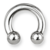 Stainless Steel Circular Barbell 4 Gauge 5/8in