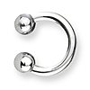 Stainless Steel Circular Barbell 8 Gauge 1/2in