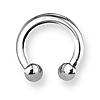 Stainless Steel Circular Barbell 10 Gauge 1/2in