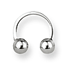 Stainless Steel Circular Barbell 14 Gauge 3/8in