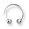 Stainless Steel Circular Barbell 14 Gauge 7/16in