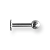 Stainless Steel Labret with 5/32in Ball 14 Gauge 5/16in