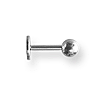 Stainless Steel Labret with 5/32in Ball 16 Gauge 1/4in