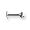 Stainless Steel Labret with 5/32in Ball 16 Gauge 5/16in