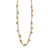 Gold-tone Light Colorado Swarovski Crystal 16in Necklace