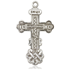 Sterling Silver 1 1/2in Kiev Orthodox Cross