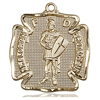 Gold Filled St Florian Medal 1 1/8in