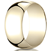 14kt Yellow Gold 10mm Oval Wedding Band