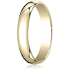 14kt Yellow Gold 4mm Oval Wedding Band