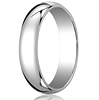 Platinum 5mm Oval Wedding Band